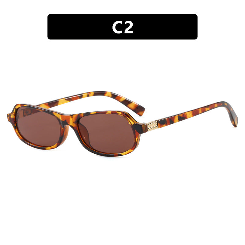 Ladies stylish fashionable sunglasses with golden accents Stornfield