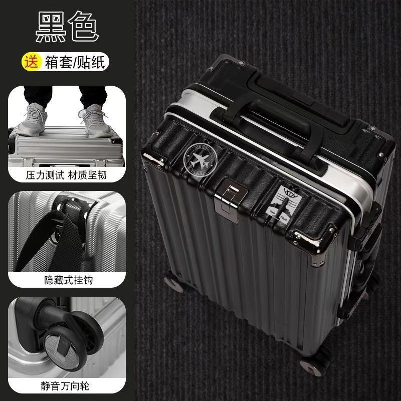 Hard-shell travel suitcase with spacious interior and high-quality rolling system Stornfield