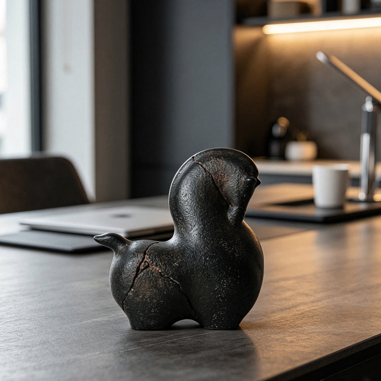 Abstract Decorative Bird Sculpture
