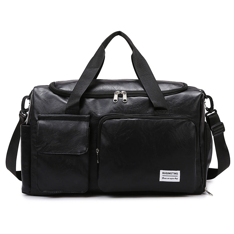 Durable Vintage Leather Travel Duffel Bag Stornfield