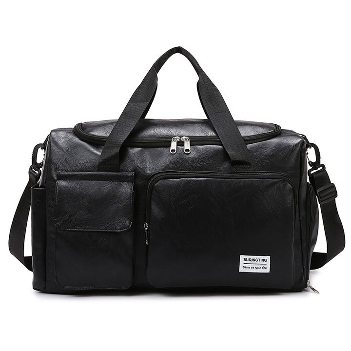 Durable Vintage Leather Travel Duffel Bag Stornfield