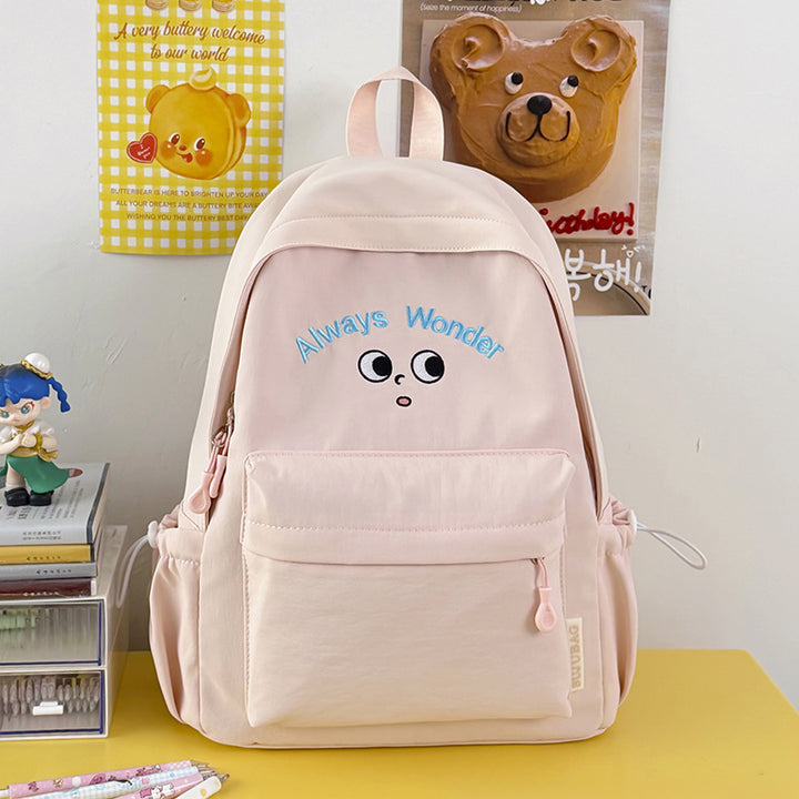 Playful Illustrated Character Backpack Stornfield