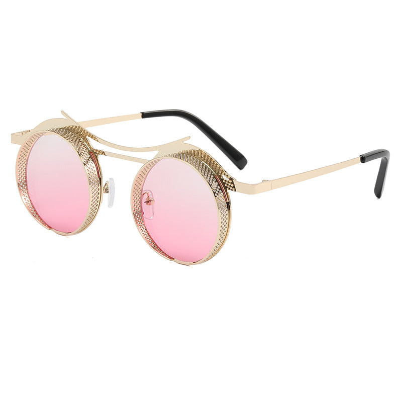 Women's fashionable round sunglasses with extravagant design Stornfield