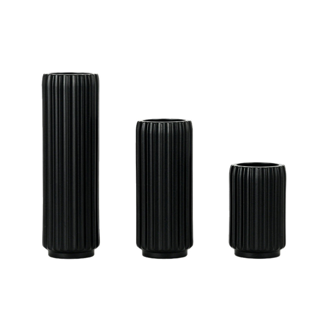 Elegant Fluted Decorative Floor Vase Stornfeild