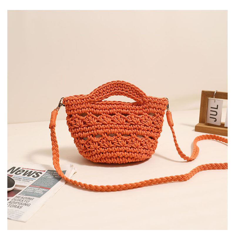 Playful macrame handbag with textured surface Stornfield