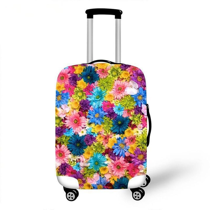 Women's hardshell travel suitcase with floral design Stornfield