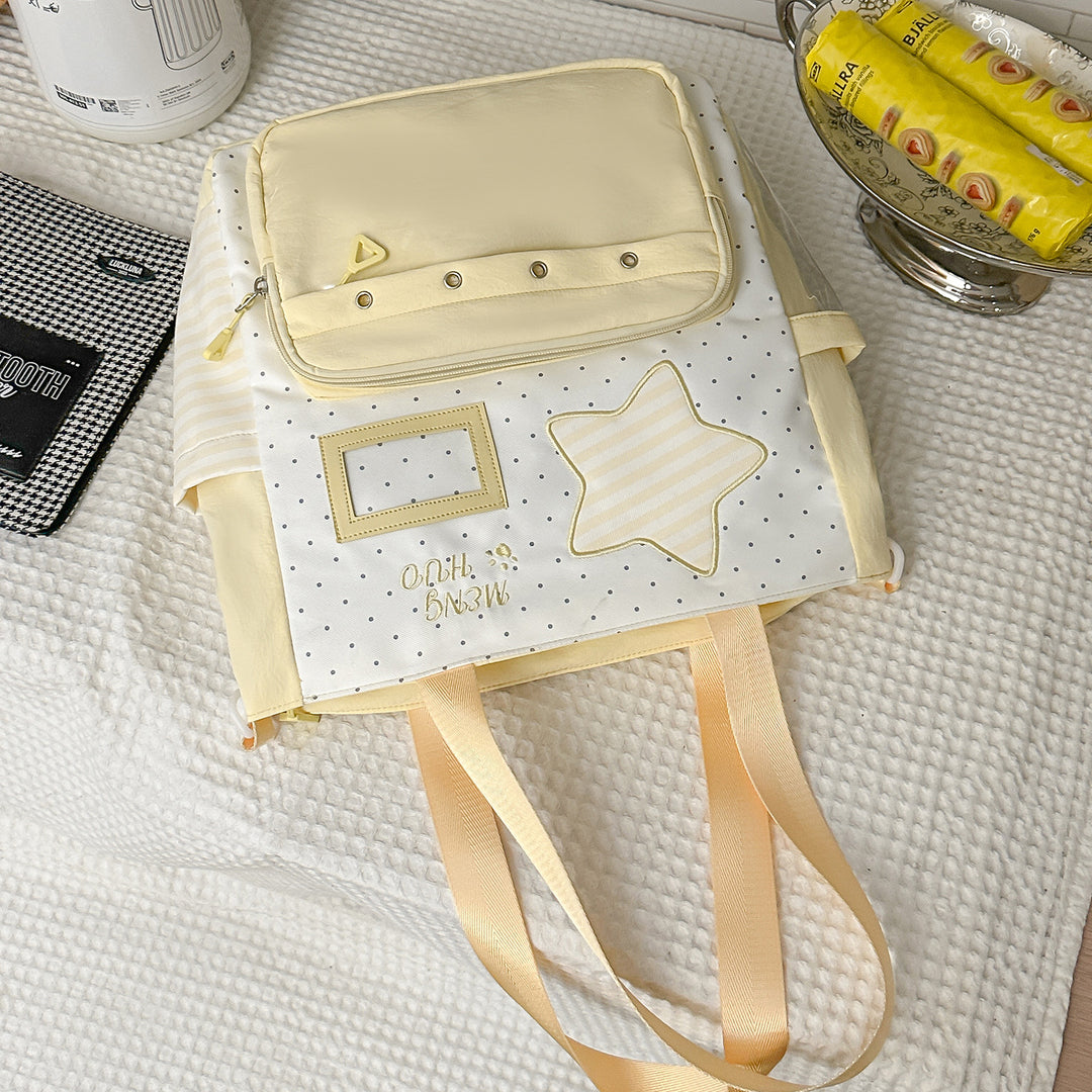 Fun-Themed Star Print Backpack Stornfield