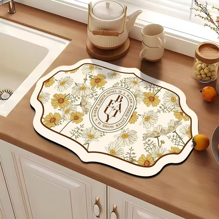 Elegant Decorative Kitchen Mat Stornfield
