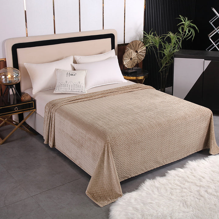 Luxury Textured Throw Blanket