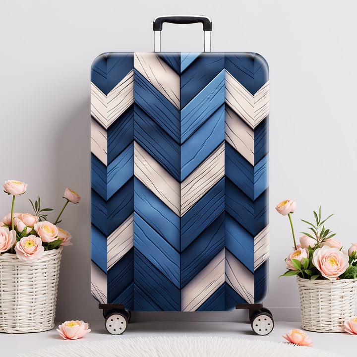 Hard Shell Luggage with Geometric Design Stornfield