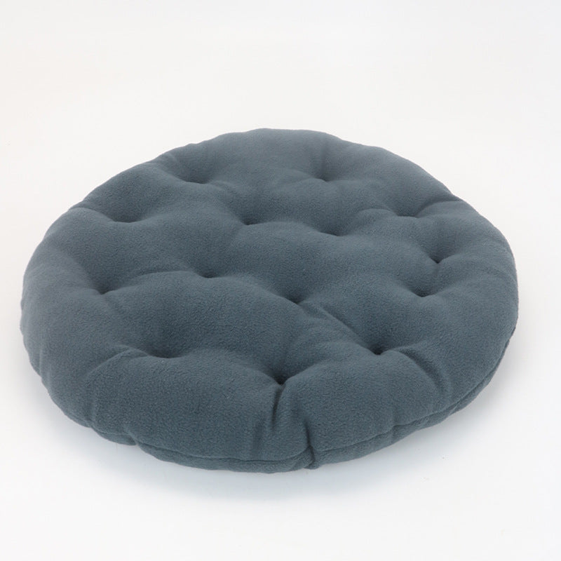Cozy floor cushion in round design Stornfield