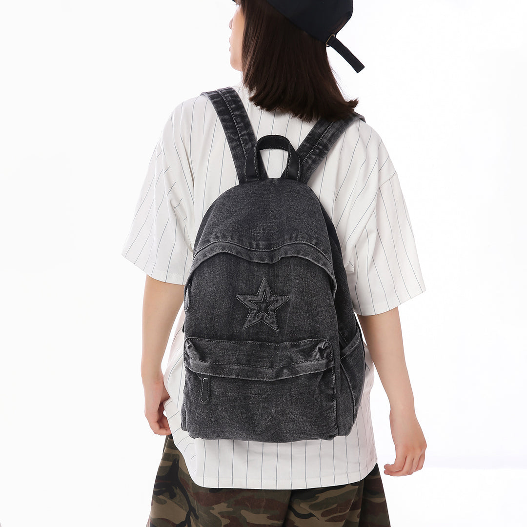 Stylish Casual Denim Backpack Stornfield