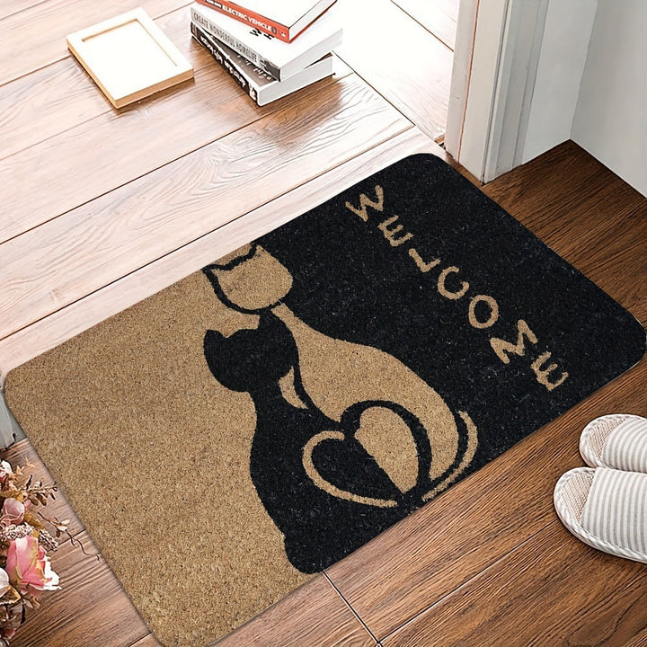 Soft Plush Cat Paw Bath Mat