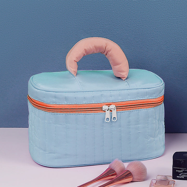 Quilted Travel Cosmetic Case