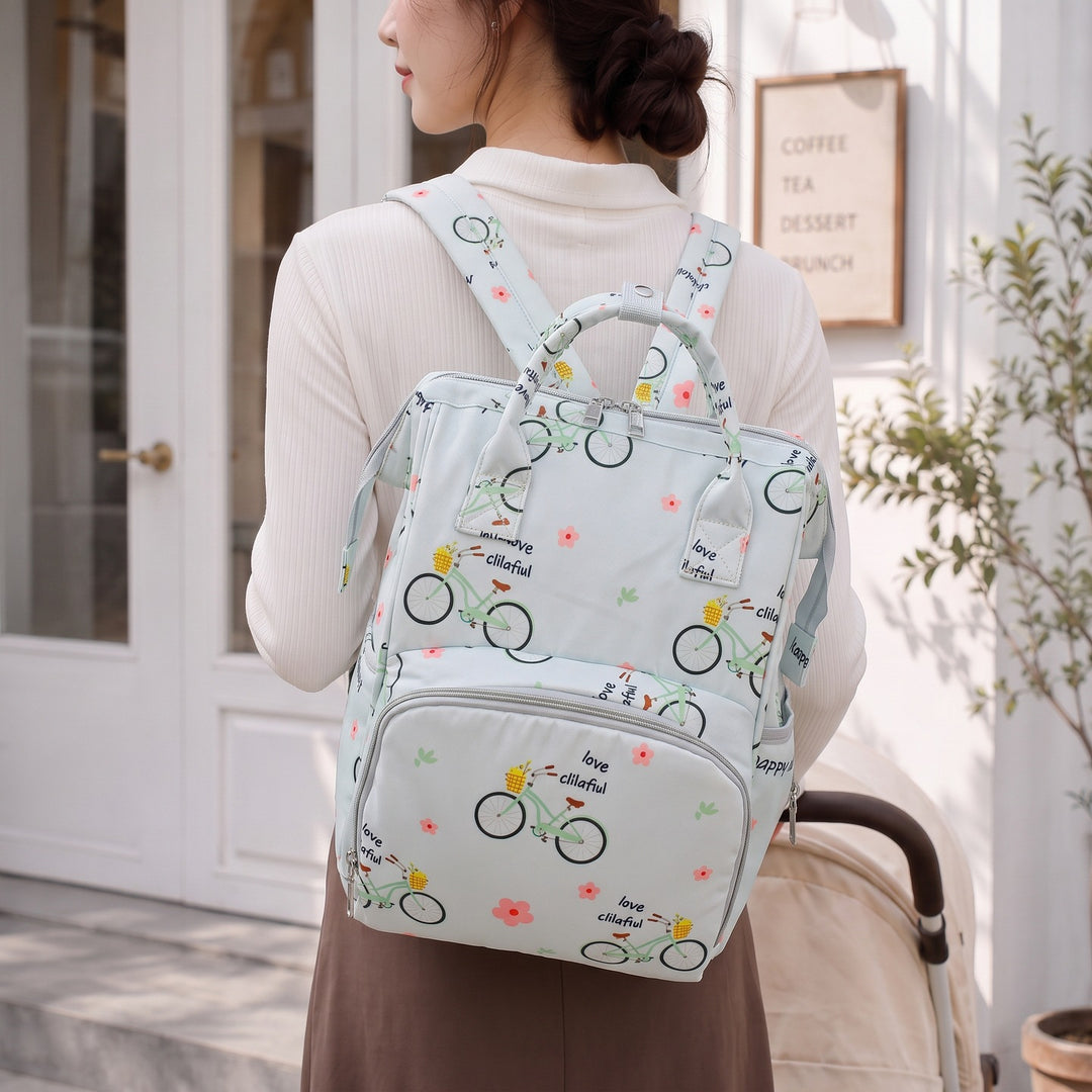 Playful Illustrated Backpack Stornfield