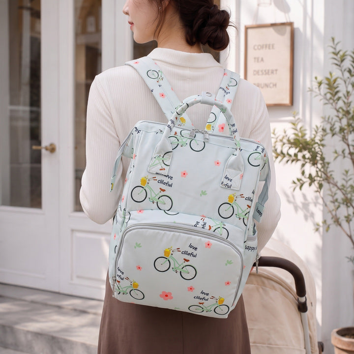 Playful Illustrated Backpack Stornfield