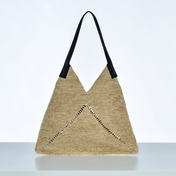 Knitted Shoulder Bag with Elegant Cut Stornfield