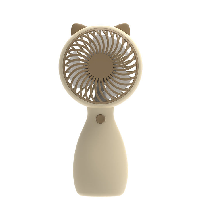 Unisex Portable Kids Hand Fan with Cute Cat Design Stornfield