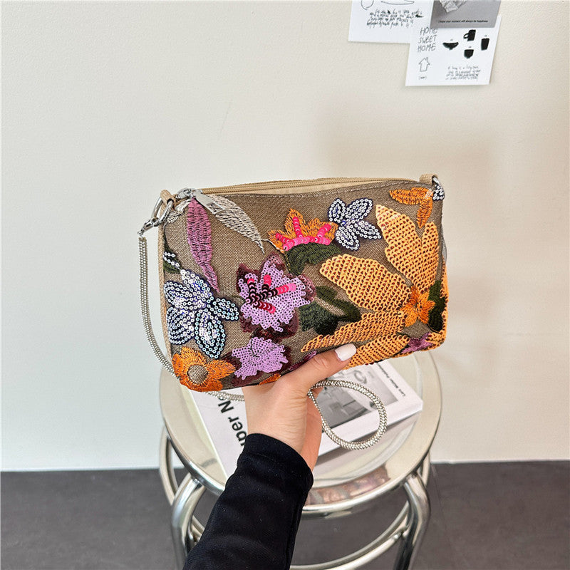 WoFloral Embellished Clutch Purse Stornfield