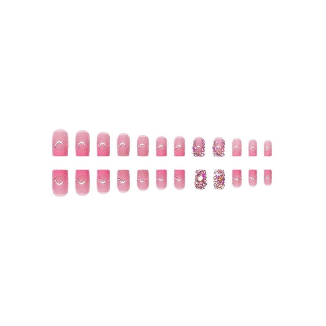Decorative Nail Art Set with Rhinestone Accents Stornfield