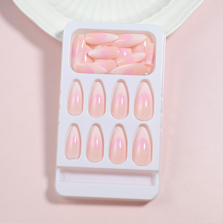Heart-Accent Press-On Nail Set Stornfield