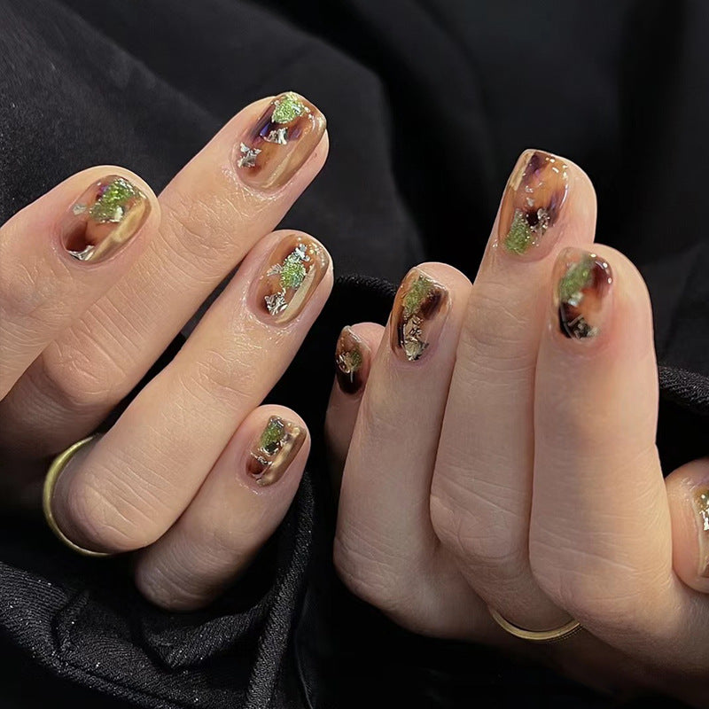Artistic Press-On Nail Design Stornfield
