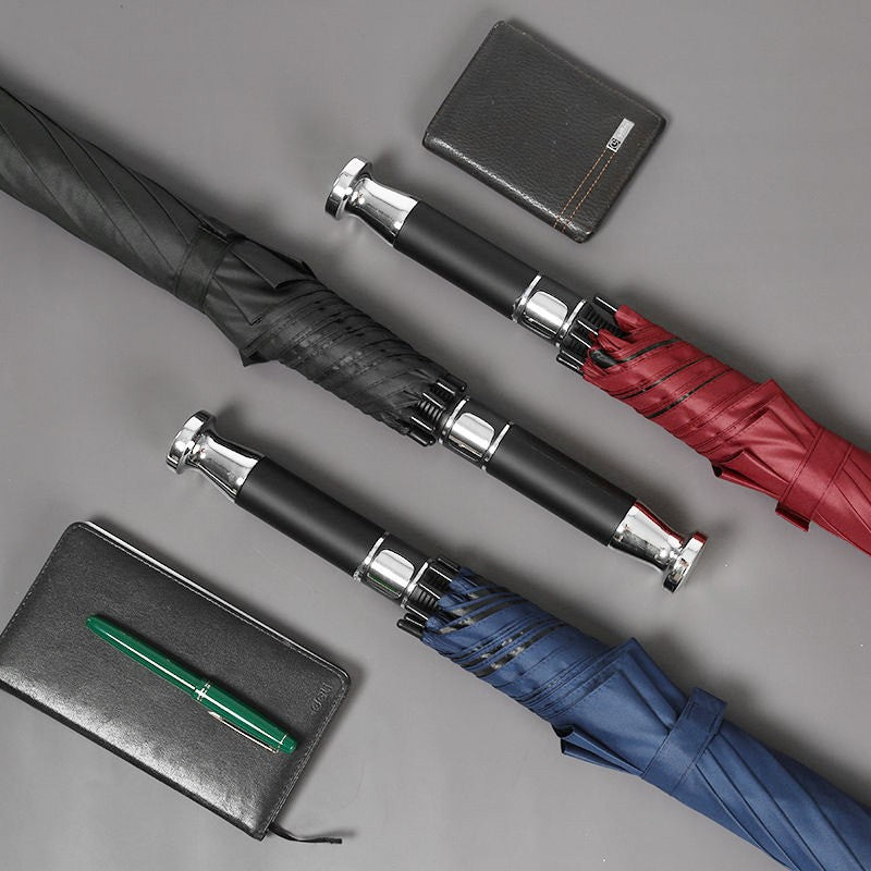Women’s Folding Umbrella with Double-Layer Weather Protection and Ergonomic Handle Stornfield