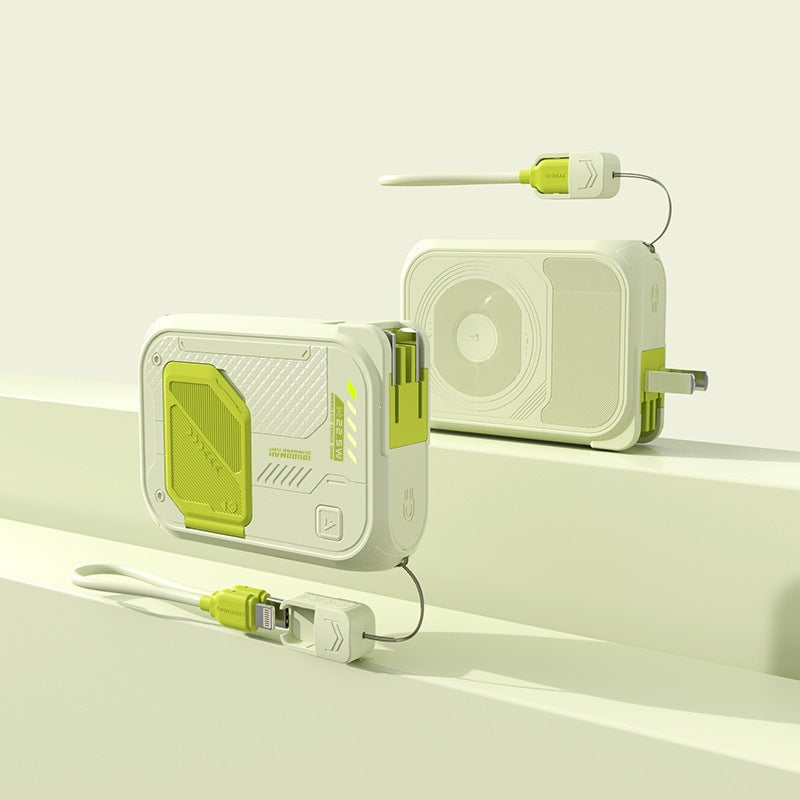 Multifunctional power bank with integrated charging cable and outstanding fast charging function Stornfield
