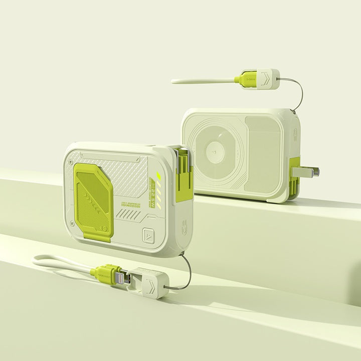 Multifunctional power bank with integrated charging cable and outstanding fast charging function Stornfield