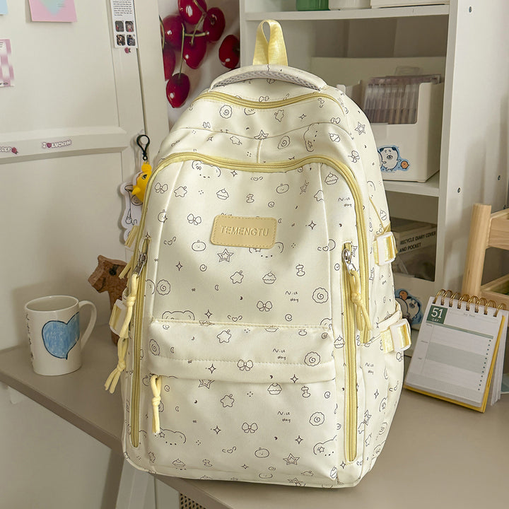 Playful Illustrated Backpack Stornfield