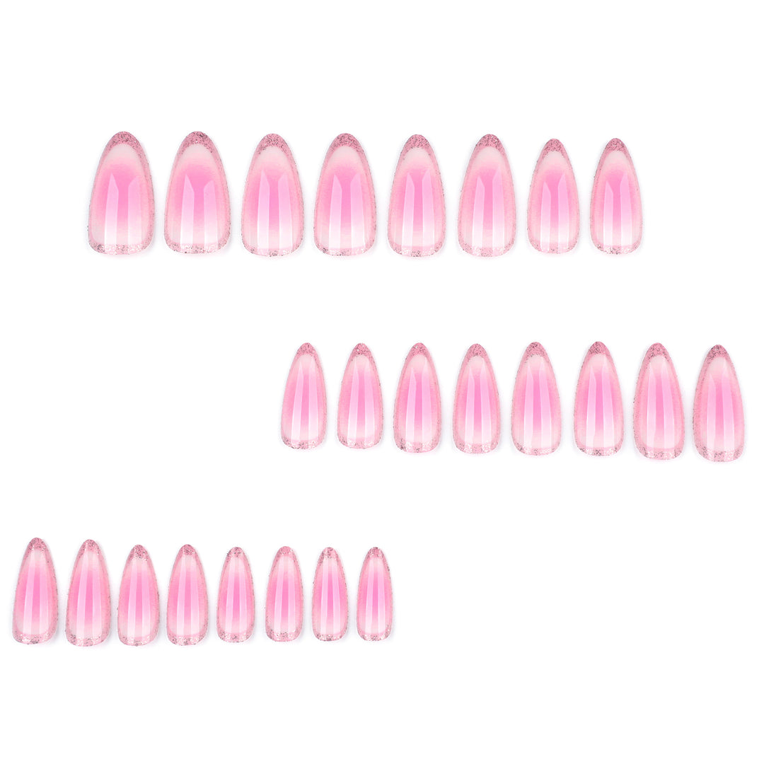 Artful Acrylic Nails with Gentle Ombre Design Stornfield