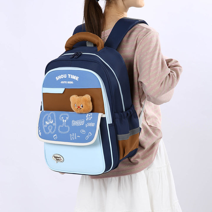 Kid's Playful Cartoon-Themed Backpack Stornfield