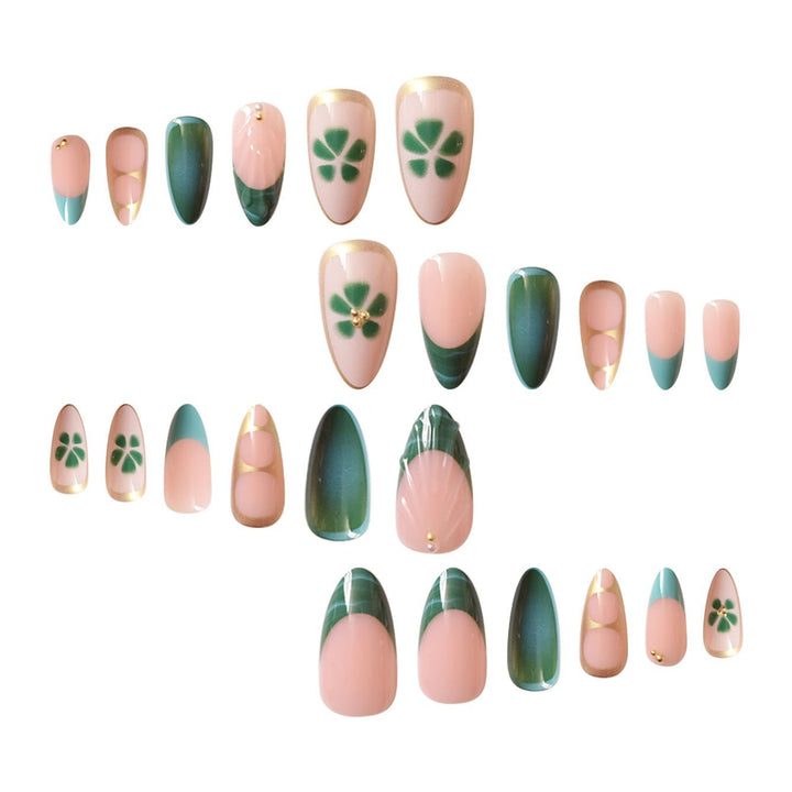 Glamorous Artistic Press-On Nail Extensions Stornfield