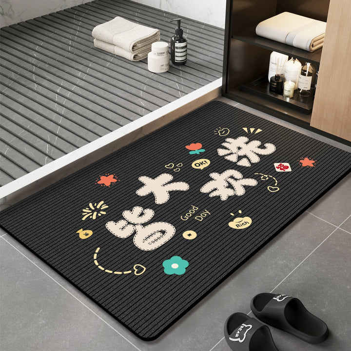 Inspirational Bathroom Rug