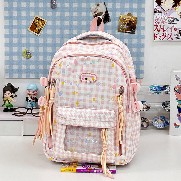 Playful Graphic Patterned School Backpack Stornfield