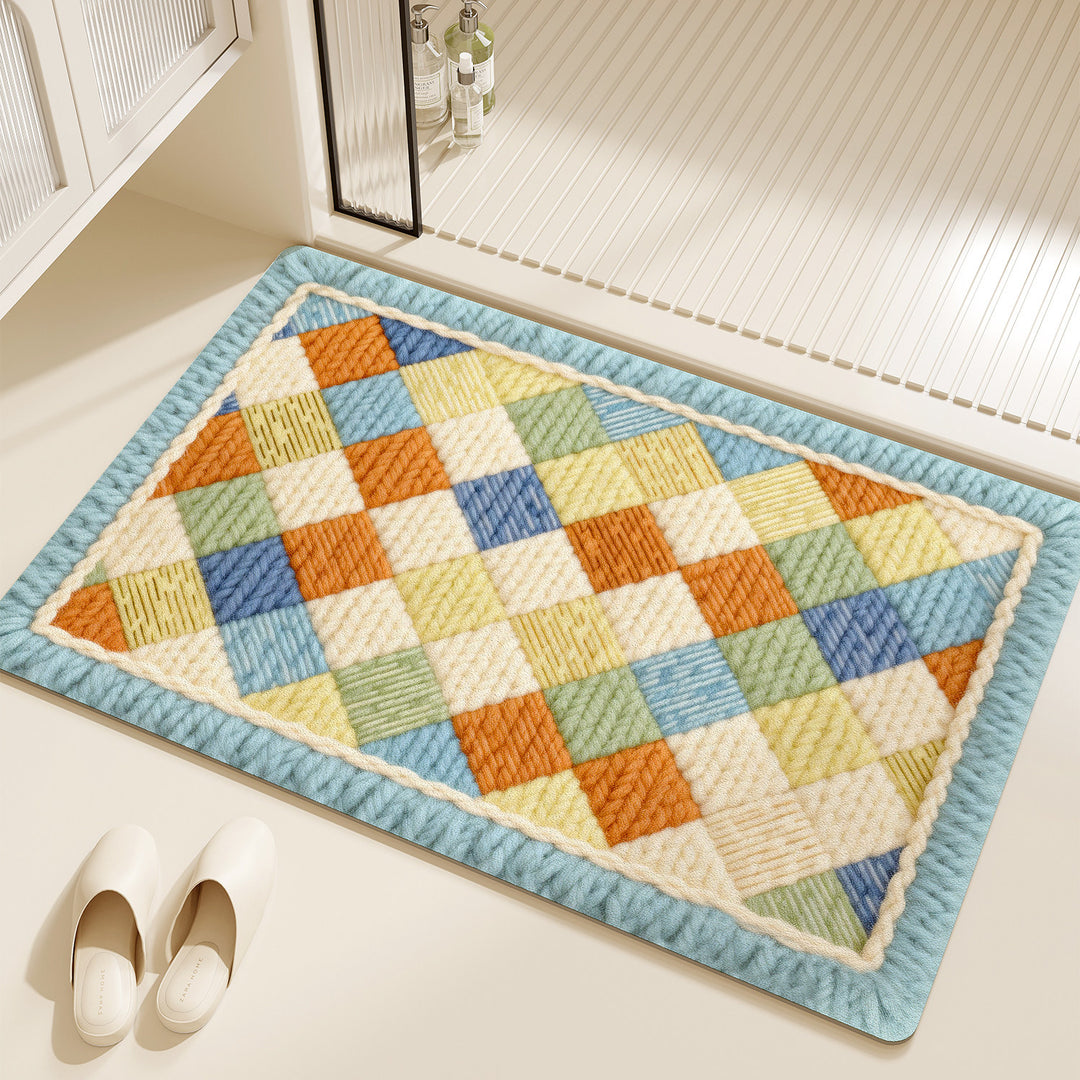 Colorful Geometric Kitchen Mat