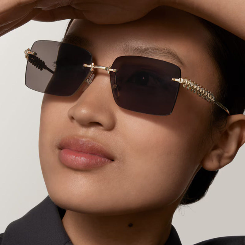 Ladies fashionable sunglasses with a unique and decorative frame Stornfield