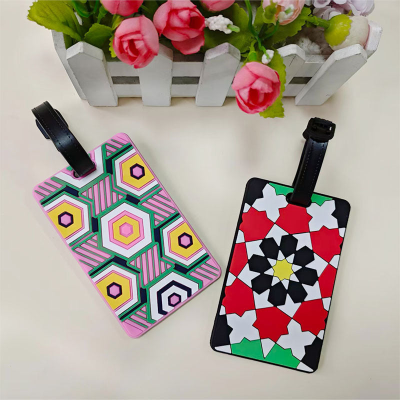Unisex Geometric Patterned Luggage Identifier Stornfield