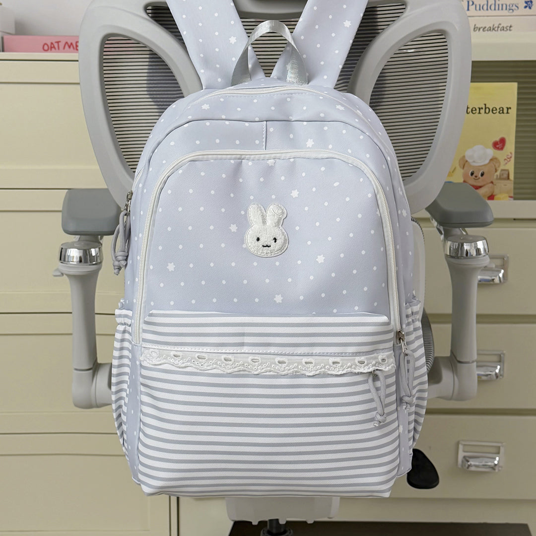 Playful Bunny-Ear Casual Backpack Stornfield