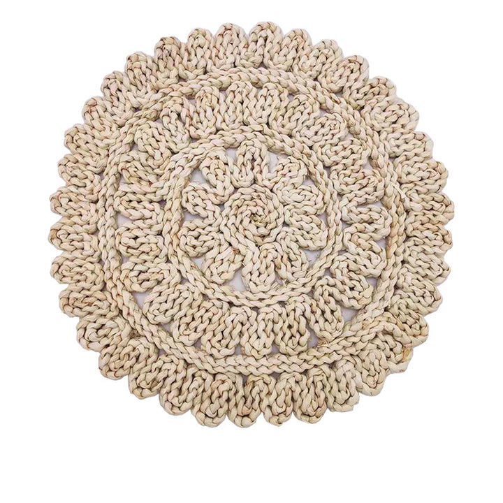 Round braided rug