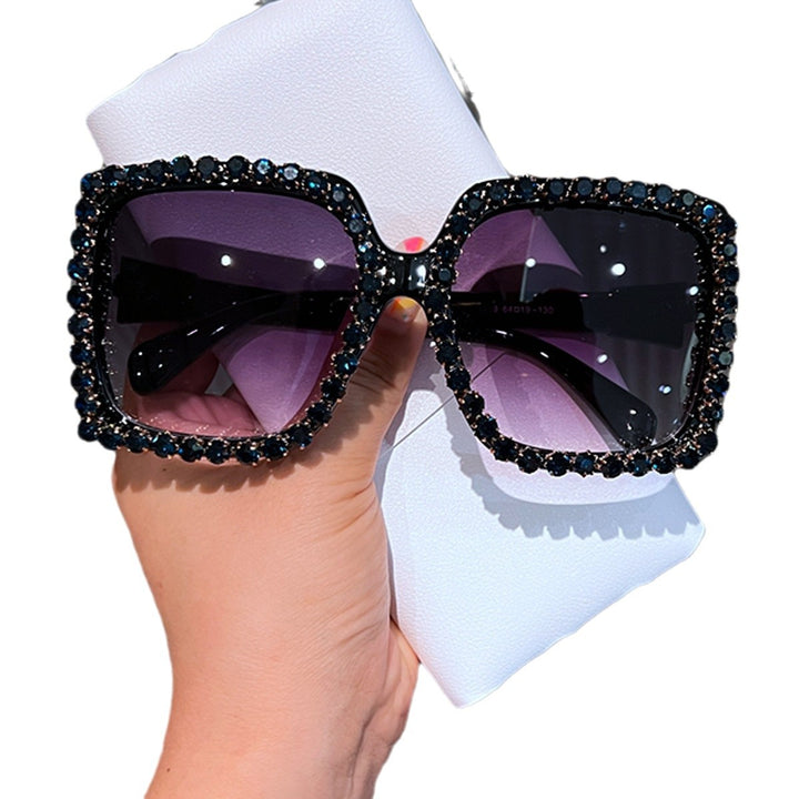 Women's glamorous Quadro sunglasses with rhinestone-adorned frame Stornfield