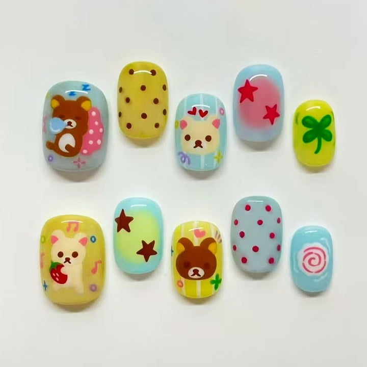 Playful Artistic Nail Art Design Set Stornfield