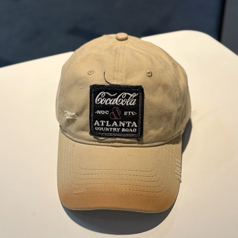 Unisex Vintage-Inspired Distressed Cap Stornfield