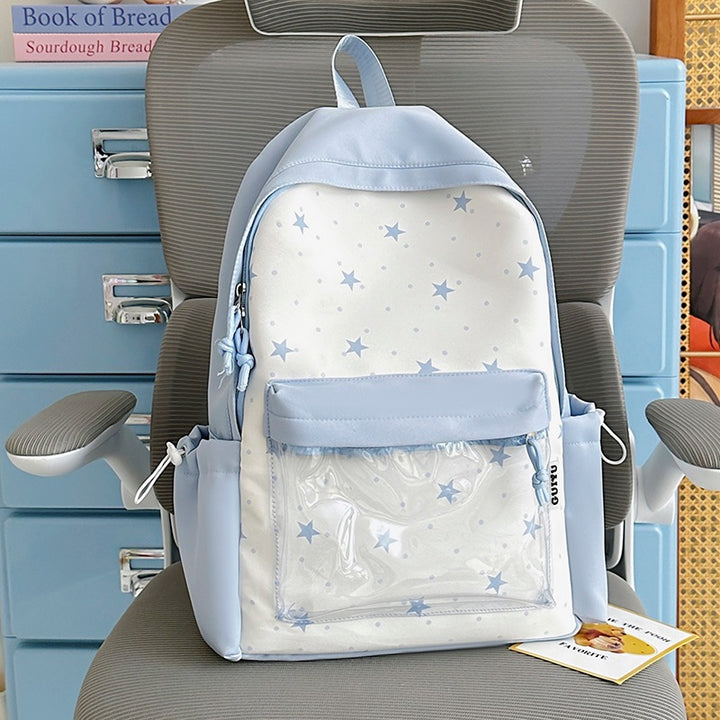 Fun-Themed Star Pattern Backpack Stornfield