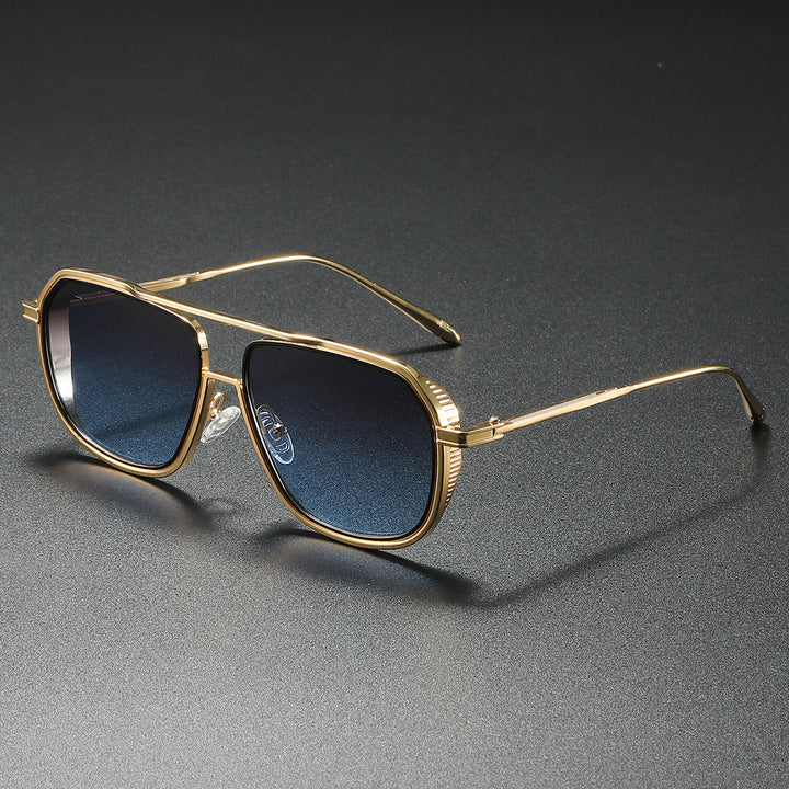 Women's Elegant Sunglasses with Angular Metal Frame Stornfield