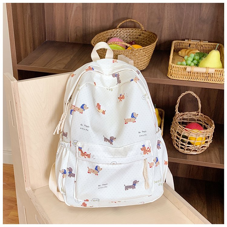 Backpack with Cute Dog Friend Design Stornfield