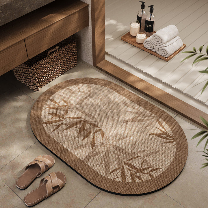 Artistic Textured Bath Mat