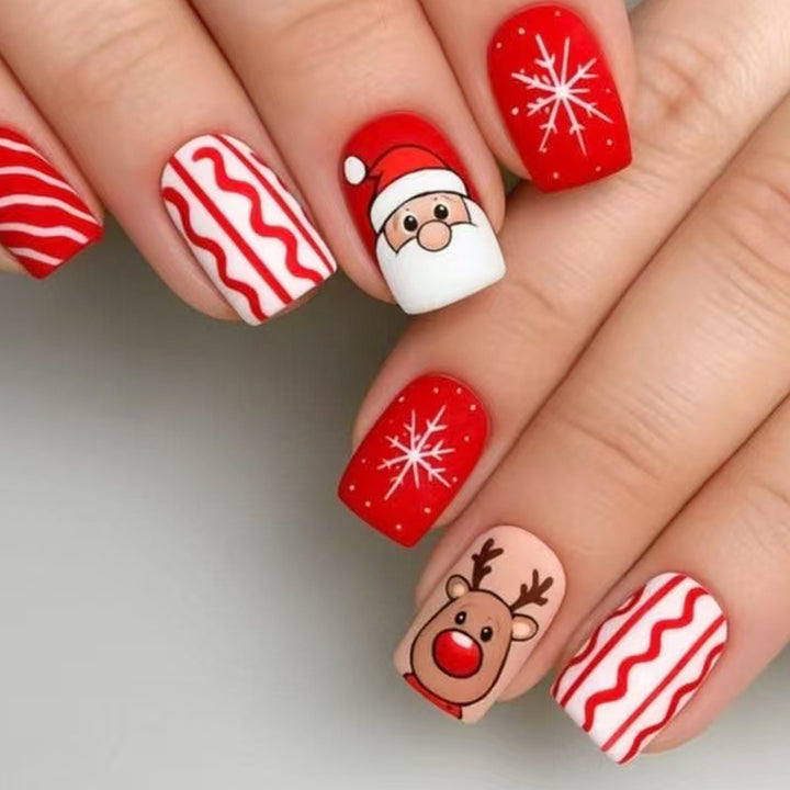 Creative Christmas Art Nails with Festive Designs Stornfield