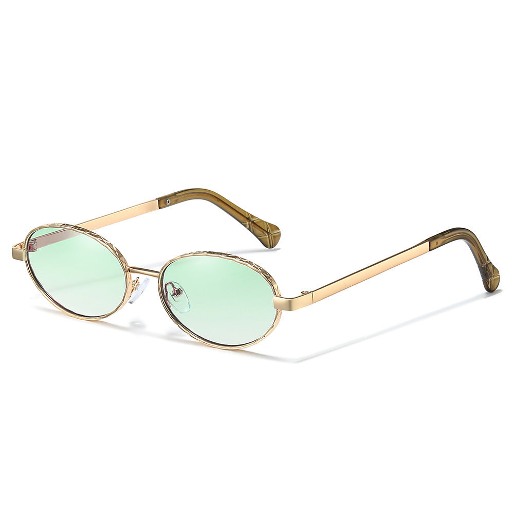 Sleek Oval Frame Sunglasses Stornfield