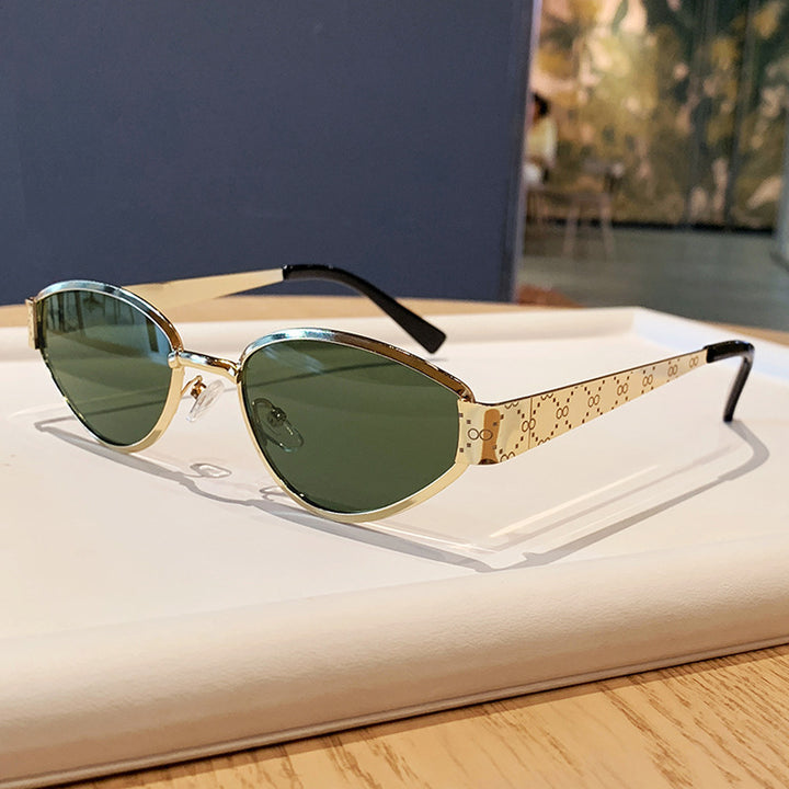 Ladies Cat-Eye Sunglasses with Stylish Metal Frame and UV Protection Stornfield